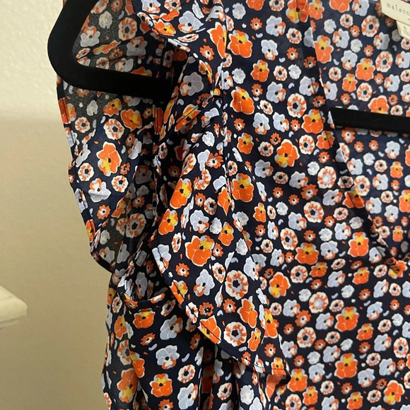 Madison Jules Floral Fluffer Sleeveless V Neck Top Blouse Size S - Picture 3 of 14